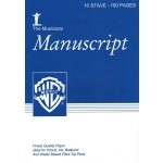 Image links to product page for Manuscript Pad - 10-Stave A4, 100 Pages
